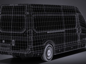 Generic Big Van 2016 3D Model