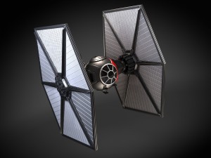 Star Wars Tie Fighter Black Squadron 3D Model