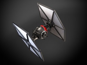 Star Wars Tie Fighter Black Squadron 3D 模型