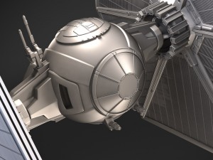 Star Wars Tie Fighter Black Squadron 3D 模型