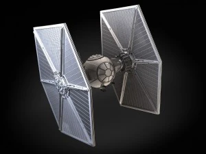 Star Wars Tie Fighter Black Squadron 3D Model