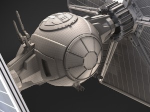 Star Wars Tie Fighter Black Squadron 3D 模型