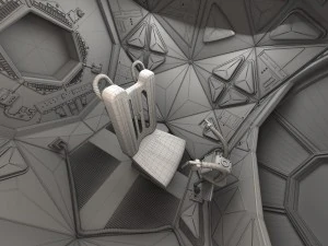 Star Wars Tie Fighter Black Squadron 3D Model