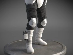 Soldado Escoteiro de Guerra nas Estrelas Modelo 3D