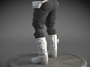 Soldado Escoteiro de Guerra nas Estrelas Modelo 3D