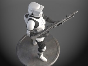 Star Wars Scout Trooper 3D Model