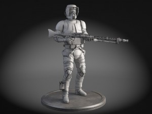 Star Wars Scout Trooper 3D Model