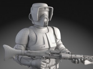 Star Wars Scout Trooper 3D Model