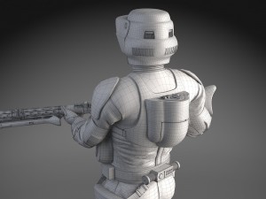 Star Wars Scout Trooper 3D Model