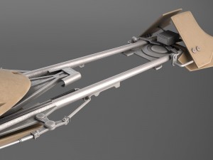 Star Wars Scout Trooper with Bike Modelo 3D