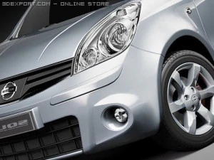 Nissan Note 2009 3D Model