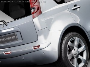 Nissan Note 2009 3D Model