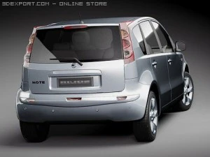 Nissan Note 2009 3D Model