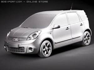 Nissan Note 2009 3D Model