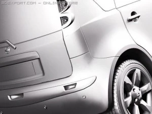 Nissan Note 2009 3D Model