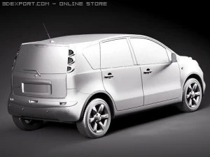 Nissan Note 2009 3D Model