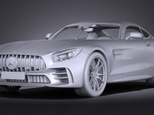 Mercedes-Benz AMG GT R 2017 Model 3D