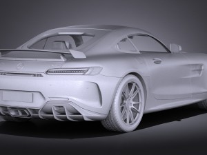 Mercedes-Benz AMG GT R 2017 Model 3D