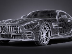 Mercedes-Benz AMG GT R 2017 Model 3D