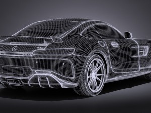 Mercedes-Benz AMG GT R 2017 Model 3D