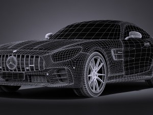 Mercedes-Benz AMG GT R 2017 Model 3D