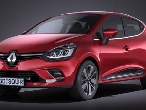 Renault Clio 2017 3Dモデル