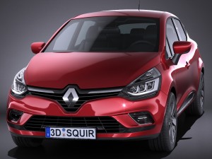 Renault Clio 2017 Model 3D
