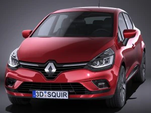 Renault Clio 2017 3D Model