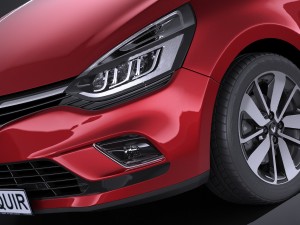 Renault Clio 2017 Model 3D