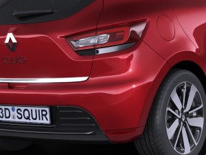 Renault Clio 2017 Model 3D