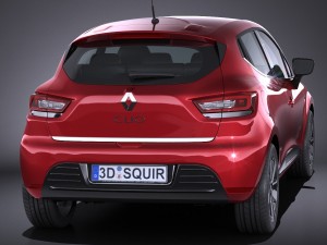 Renault Clio 2017 Model 3D