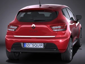 Renault Clio 2017 3D Model