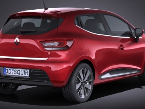 Renault Clio 2017 Model 3D
