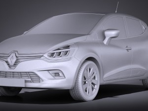 Renault Clio 2017 Model 3D