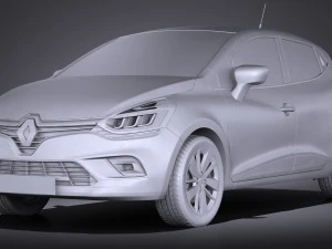 Renault Clio 2017 3D Model
