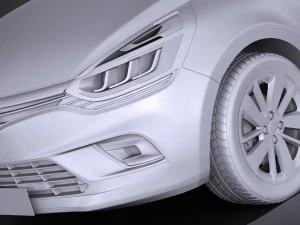 Renault Clio 2017 3D Model