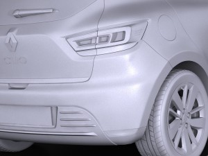 Renault Clio 2017 Model 3D