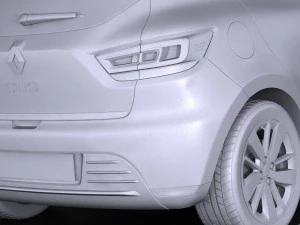 Renault Clio 2017 3D Model