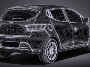 Renault Clio 2017 3D Model