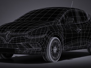 Renault Clio 2017 Model 3D