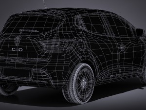 Renault Clio 2017 Model 3D