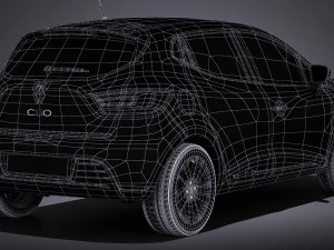Renault Clio 2017 3D Model