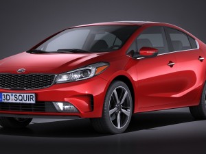 Kia Forte 2017 3D Model