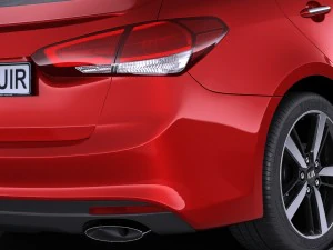 Kia Forte 2017 3D Model