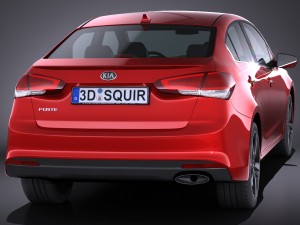Kia Forte 2017 Modelo 3D