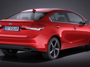 Kia Forte 2017 Modelo 3D