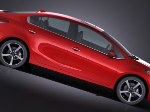 Kia Forte 2017 Modelo 3D