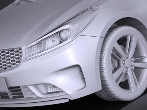 Kia Forte 2017 Modelo 3D