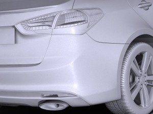 Kia Forte 2017 Modelo 3D