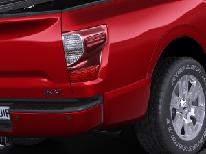 Nissan Ttan Single Cab Chrome 2017 3D मॉडल